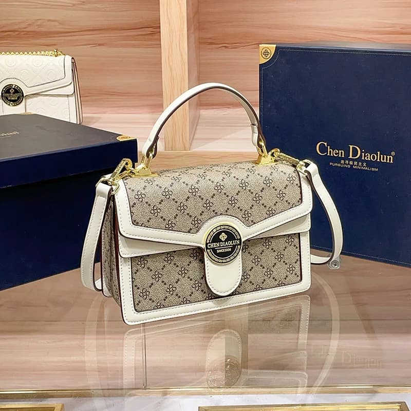 Unique Simple Diaper Bags For Women Luxury Vintage Leather Handbag Trendy Designer Elegant Commuter Tote