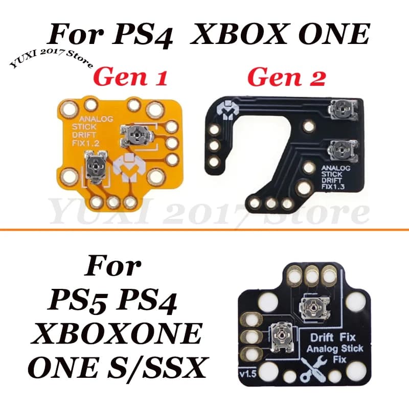 2PCS Joystick Simulazione Joystick Drift Riparazione Correzione Potenziometro Scheda PCB Per PS4 PS5 Xbox One Series Controller di Gioco