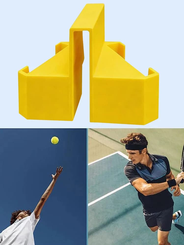 Supporto per Telefono e Action Camera a Doppia Persiana con Clip, Montaggio per Rete da Tennis, Strumento per Registrazione Video, Allenamento e Analisi delle Partite
