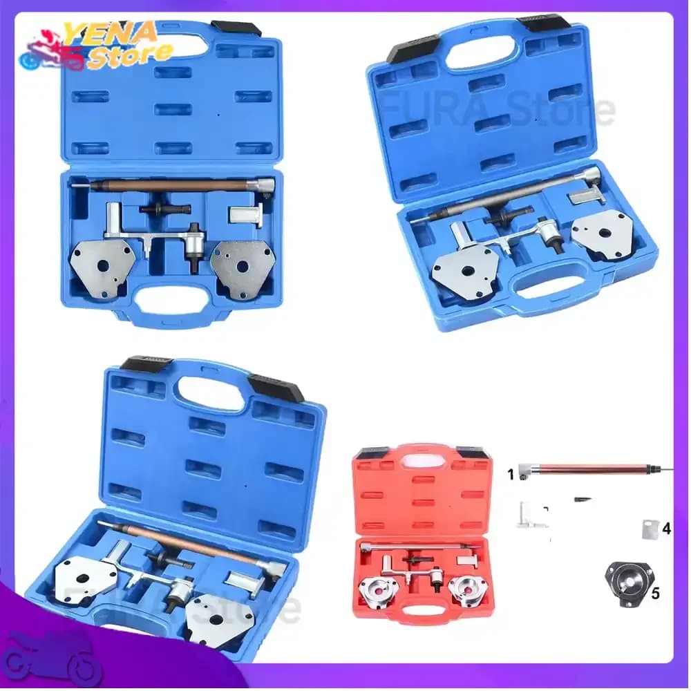 Kit di Attrezzi per Regolazione Distribuzione Motore Fiat 1.6 16V Dual Overhead Cam, Set Bloccaggio Albero a Camme, Regolazione Valvole