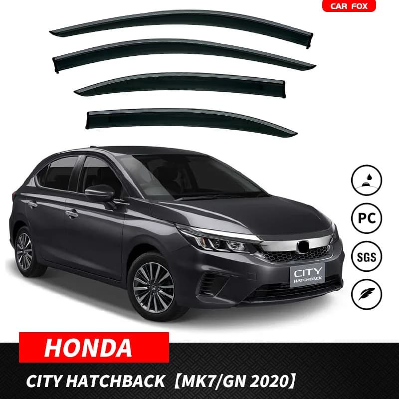 Per HONDA CITY Hatchback Sedan 2003-2020 Finestra di Automobile Visiera Tenda Shelter Parabrezza Finestrino Laterale Pioggia Parasole Accessori Auto