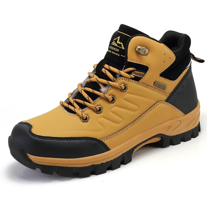 Scarpe da trekking da uomo Stivaletti resistenti all'usura antiscivolo con lacci da esterno Stivali alti da uomo Scarpe sportive casual traspiranti da uomo
