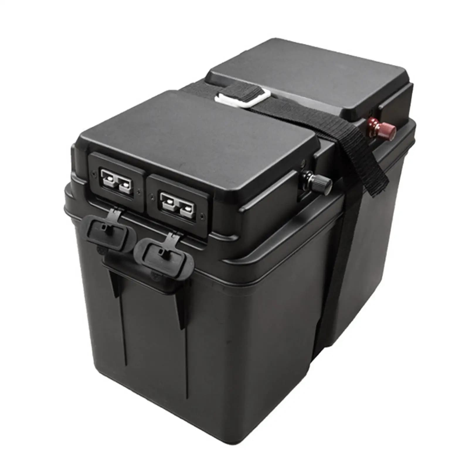 Battery Box Power Center Station Lightweight Multipurpose Sturdy Portable Outdoor for Marine Automotive Trailer RV Boat