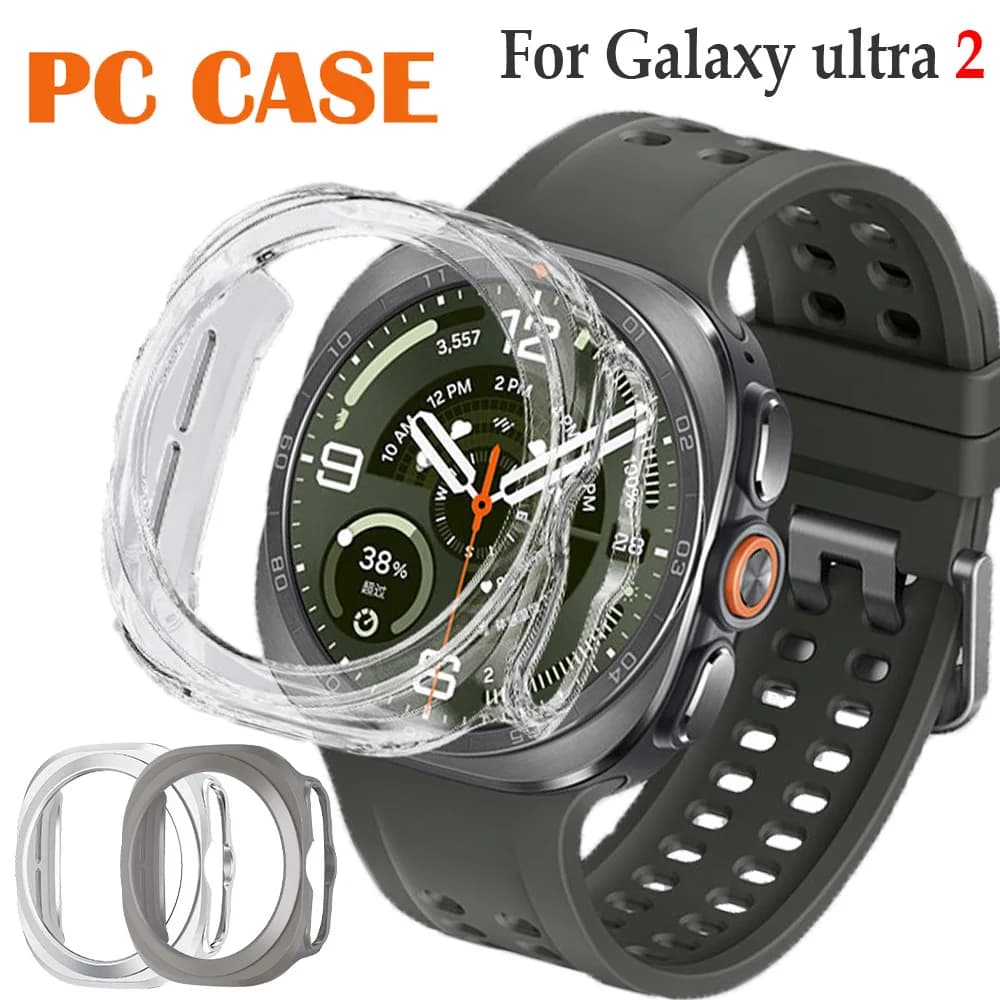 Protector Case For Samsung Galaxy Watch Ultra2 Hard PC Frame Hollow Bumper Protective Cover for Galaxy ultra 2 47mm Accessories