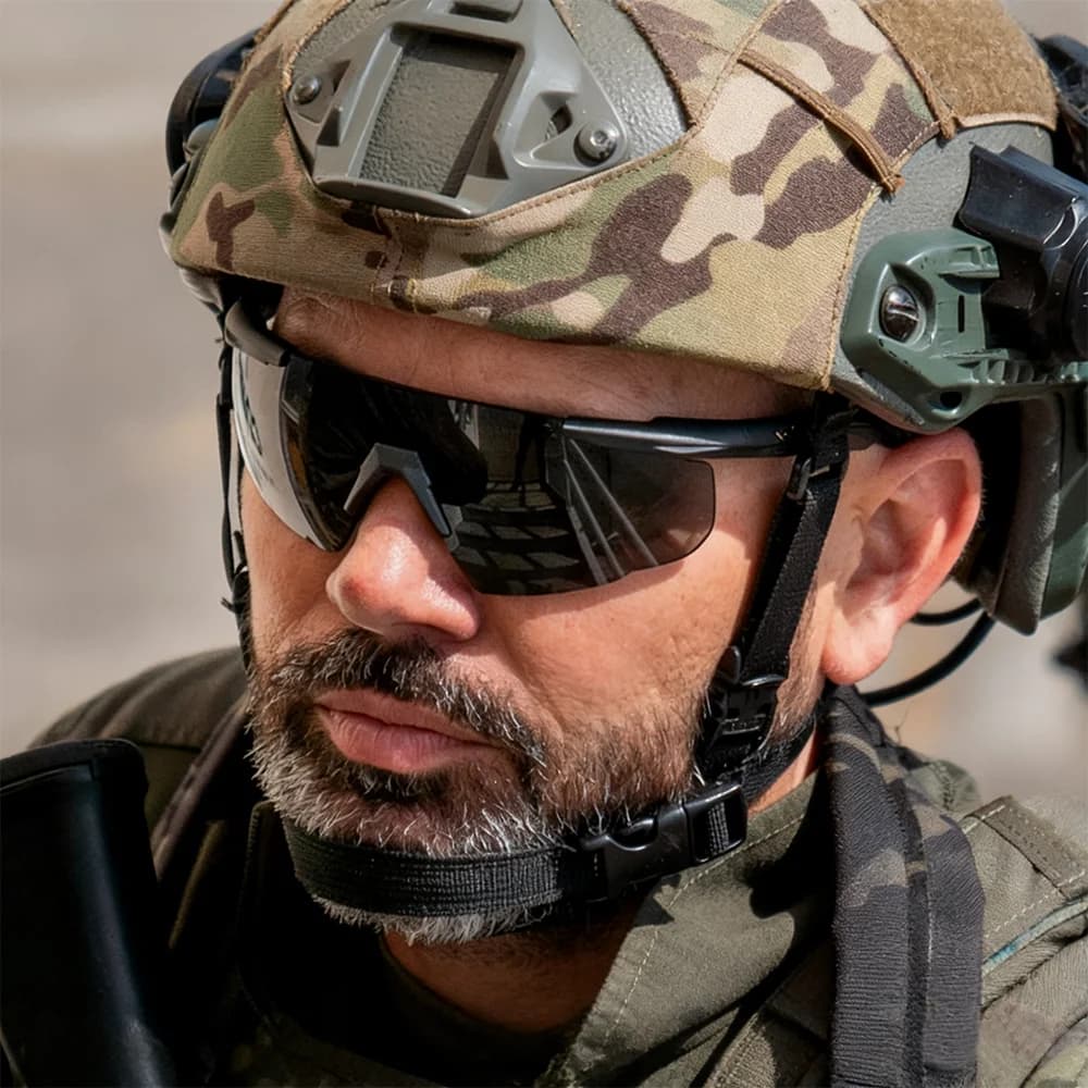 Occhiali Tattici Militari da Tiro, Antivento e Antipolvere, per Wargame, Airsoft e Paintball