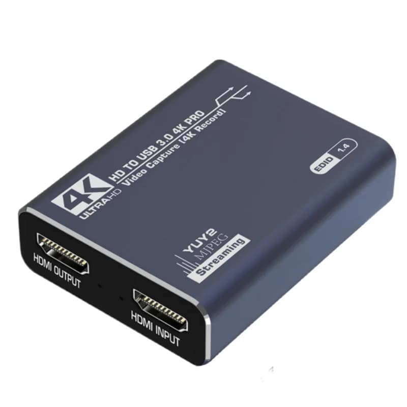Scheda di acquisizione video USB 3.0 Live 4K HDTV con uscita di tipo C Scheda di acquisizione audio e giochi per telefono cellulare