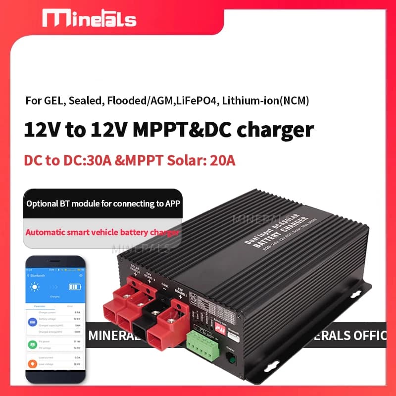 BS123020 solar controller MPPT cc charger 12V cc charger for boat RV smart charger
