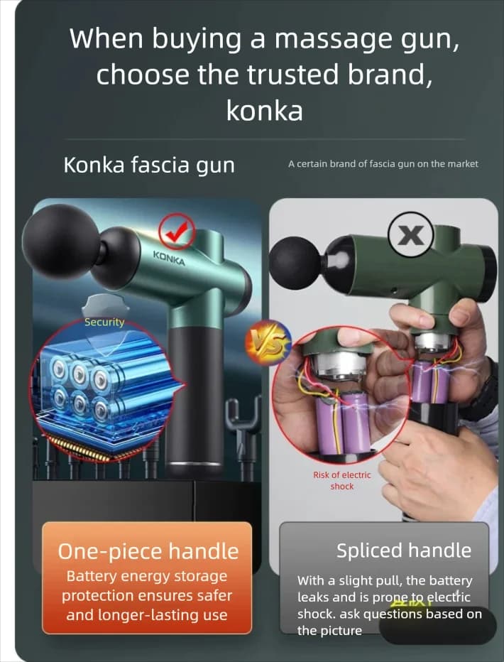 Kangjia Fascia Gun Muscle Massager Relaxation Device Neck Mask for Men and Women Cervical, Back and Waist Relief Professional Mu