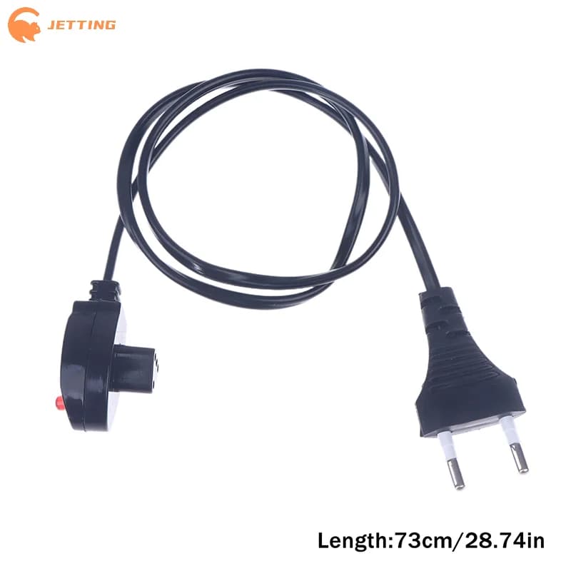 1 pcs charging cable for hot water bottle power supply plug portable electric bag external hand heater rechargeable pocket plug CN/EU