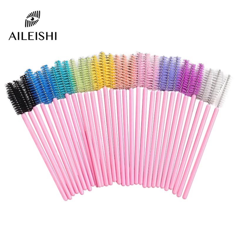 50 Brushes Disposable for Eyelashes, Extension Tools Eyelashes, Eyebrow Brushes, Mascara Applications, Eyelash Brushes, Cosmetics