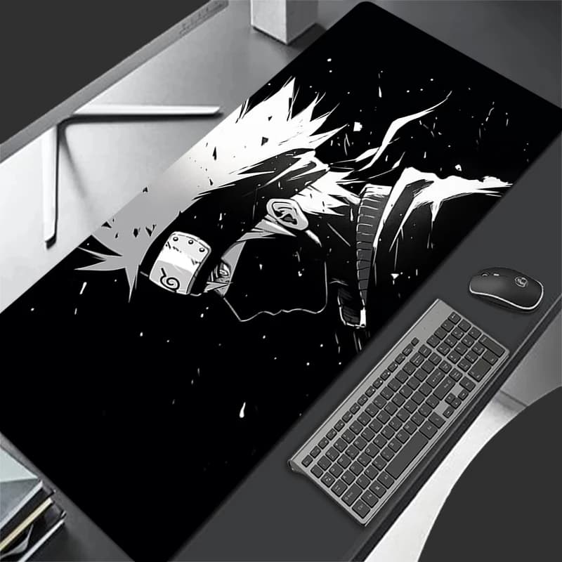 Tappetino per mouse naruto Kakashi Hatake Tappetino per tastiera per computer Tappeto Mini Pc Accessori da gioco di grandi dimensioni Tappetino per mouse XXL Gamer Tappetino per scrivania Tavolo