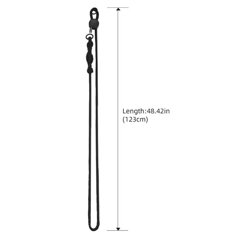 DT18 Adjustable Camera Lanyard Neck Strap Anti-Lost Security Rope 1/4in Screw for Pocket 3 X3 X4 for GoPro Black