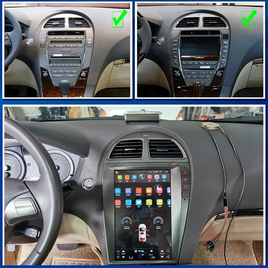 Android 14 Per Lexus ES240 ES300 ES330 ES350 2004-2012 GPS Per Auto Navi Radio Touch Screen Audio Sistema Intelligente Lettore Radio