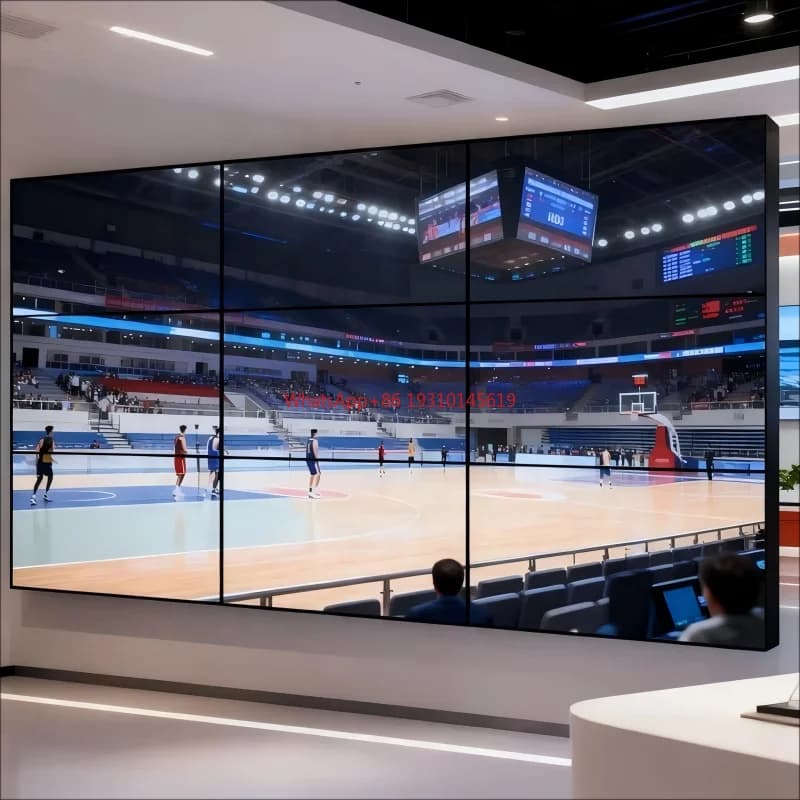 Pannello LCD Ultra-Sottile da 46 Pollici, Schermo per Video Wall con Giunzione Senza Soluzione di Continuità, Poster Digitale con CMS Integrato per Sale Conferenze