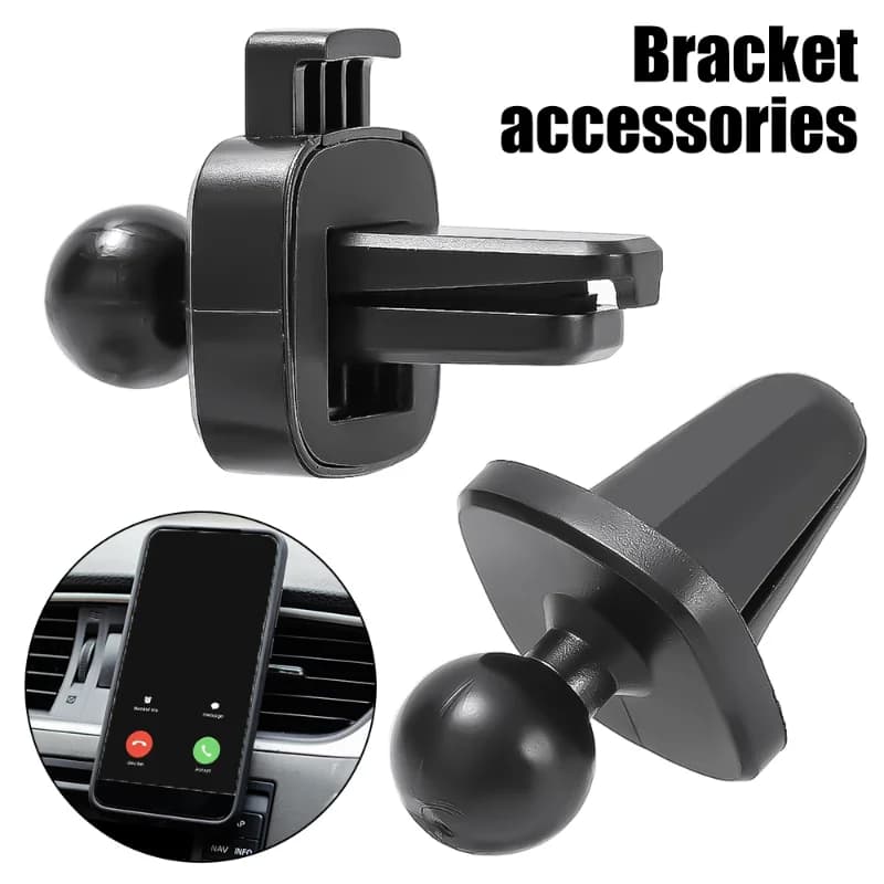 Supporto Universale con Testa a Sfera da 17mm per Cruscotto Auto, Base Antiscivolo per Bocchetta dell'Aria, Supporto Fisso per Telefono, Accessori Auto