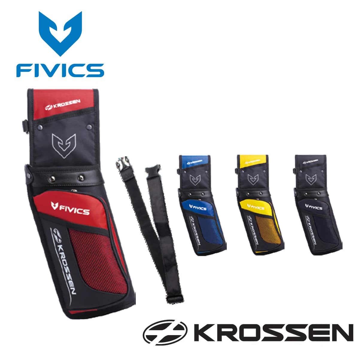 FIVICS HYPER Back Quiver for Archery Durable Arrow Holder Bag with Adjustable Waist Belt Multiple Colors for Recurve bow Archers