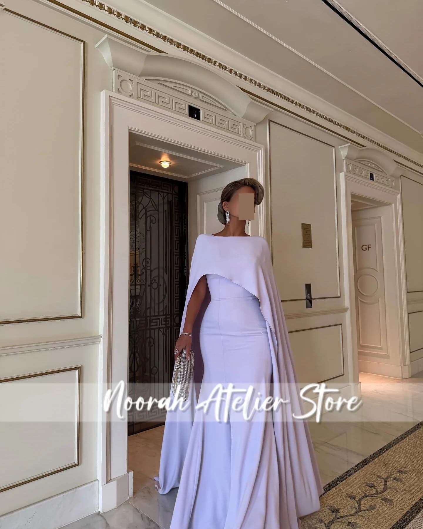Elegante gonna oversize viola sirena abito da sera da donna di lusso 2025 lilla abito da sposa lungo fino al pavimento Arabia Saudita lungo personalizzato