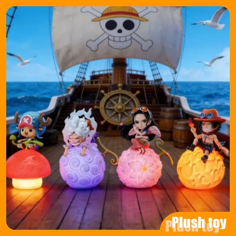Luce Notturna Controllata da Voce della Serie Frutto del Diavolo One Piece, Personaggi Anime Luffy, Nico Robin, Chopper, Portgas D Ace, Regalo Perfetto