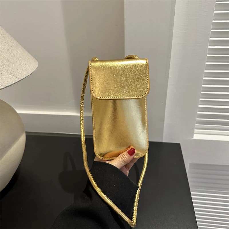 Casual Women Bags Pu Leather Wallets Solid Color Cell Phone Purse Lady Crossbody Shoulder Bag Handbag Money Messenger Bag