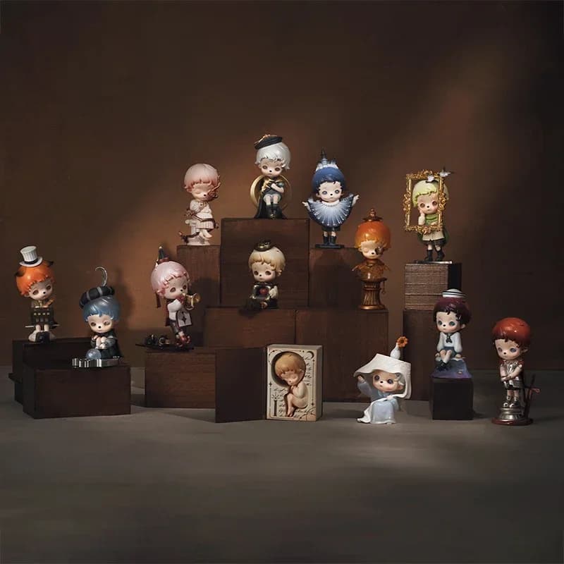POP MART inosoul In the Still Room Series Blind Box Toys Kawaii Anime Action Figure Surprise Mystery Box Dolls Girls Gift