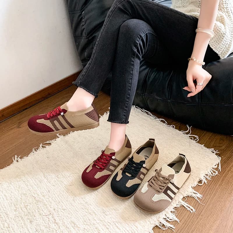 Scarpe da Corsa Donna 2026 Traspiranti in Maglia Leggere Estive con Lacci 546