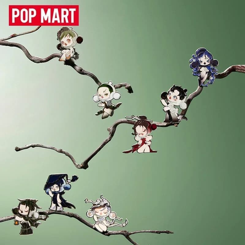 Popmart Skullpanda The Ink Plum Blossom Series Distintivo Cieco Box Guess Bag Scatola misteriosa Giocattoli Cute Anime Figure Ornamenti Regalo