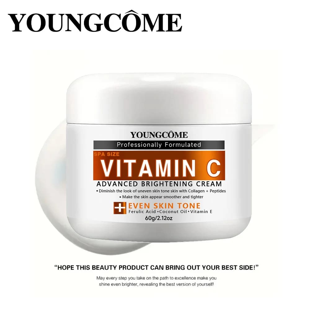 Vitamin C Face Cream Hydrating Shaking Cream Moisturizing Face Cream Day Cream Beauty Face Skin Care