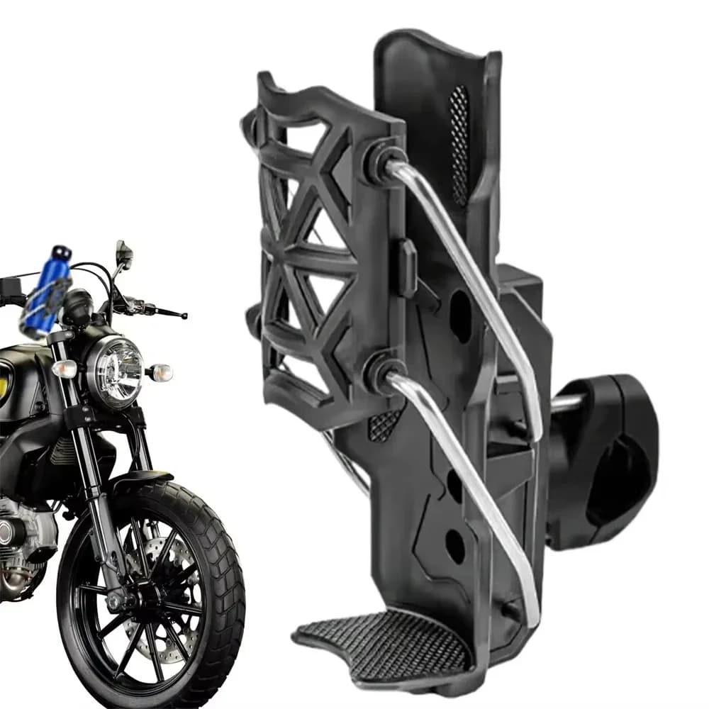 Universale 360 ° Portabicchieri per bici con rotazione per MTB Ciclismo su strada Motocicletta Supporto per manubrio regolabile Portaborraccia