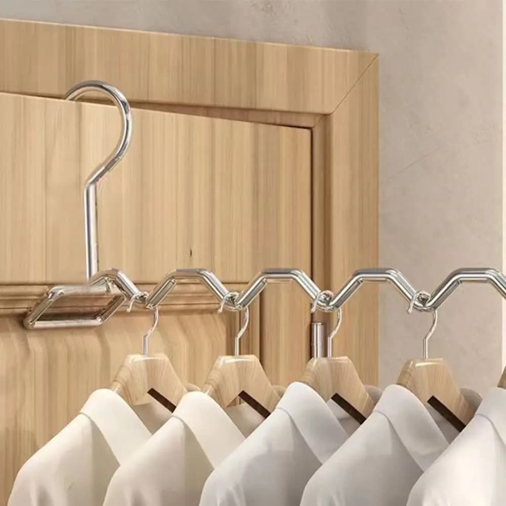 Multifunction folding hanger Unipolare Balcony Bedroom Stainless steel coat rack Portable domestic use
