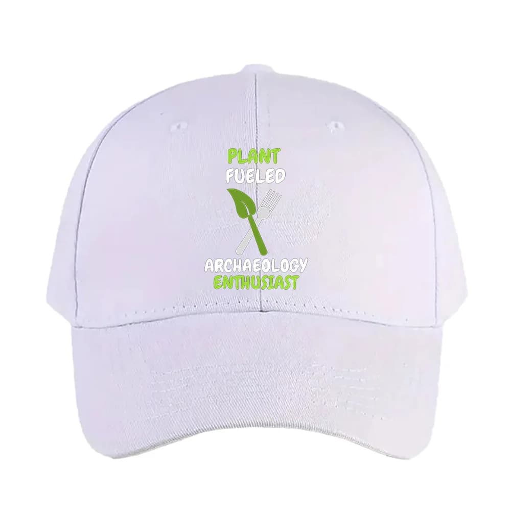 Cappellino da baseball per appassionati di archeologia alimentato a energia vegetale, regolabile per adulti, con visiera curva, per escursioni e pesca, stile trucker