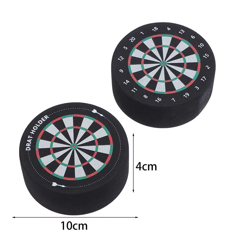 Base per freccette da 10 cm - Supporto espositivo a forma di bersaglio per giochi di freccette per feste in famiglia, casa e all'aperto