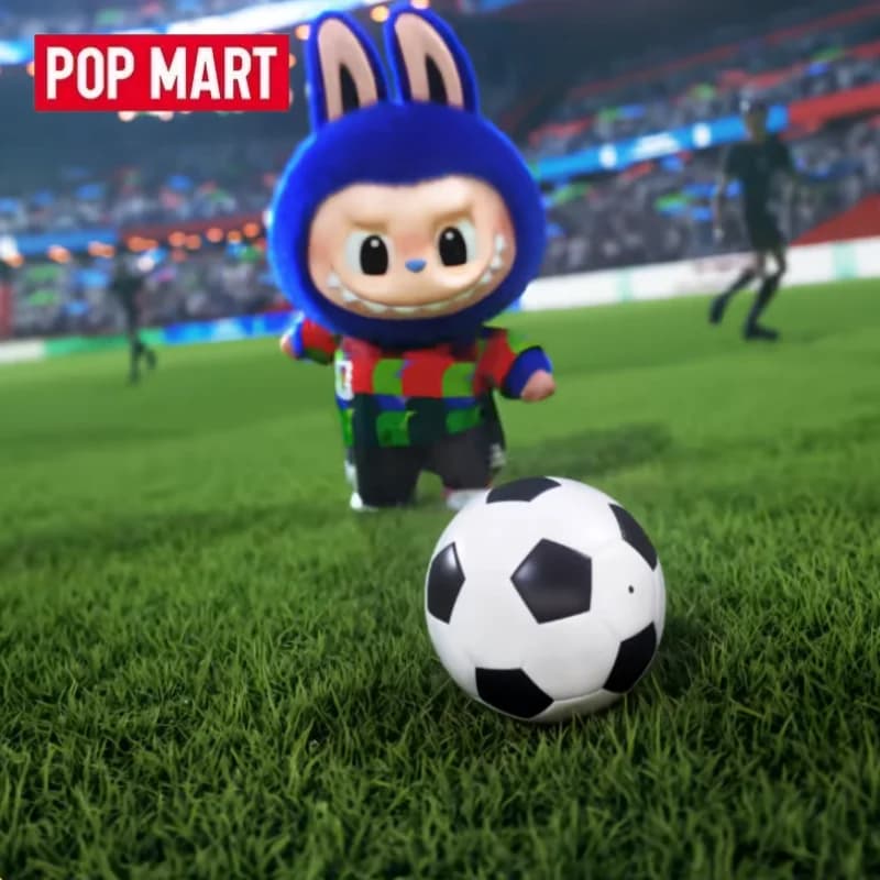 POP MART LABUBU THE MONSTERS FIFA Catch the Win Series Vinyl Plush Doll Blind Box Guess Bag Toys Doll Anime Figure Ornaments