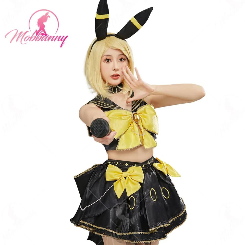 2025 PM Derivative Magical Girl Dress sailor Top and skirt with crew neck Cosplay costume Halloween