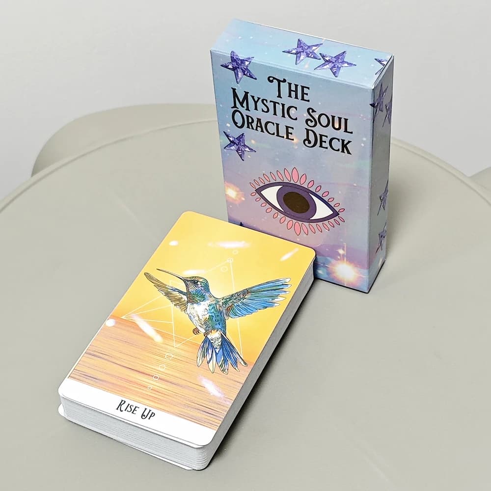 Mystic Soul Oracle 60 carte in questo mazzo per autodiflessione e guida 10,3*6 cm