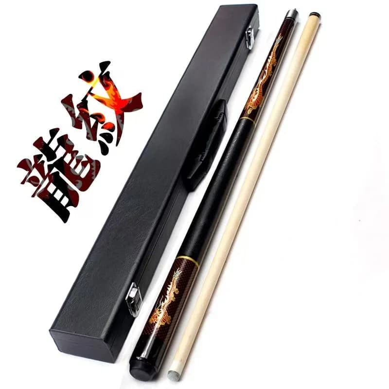 Stecca da Biliardo con Motivo Drago 2026: Realizzata in Legno d'Acero Premium, Punta in Pelle 9.8/11.5/13MM, Lucidatura a Mano, Processo di Laccatura 4H Effetto Pianoforte