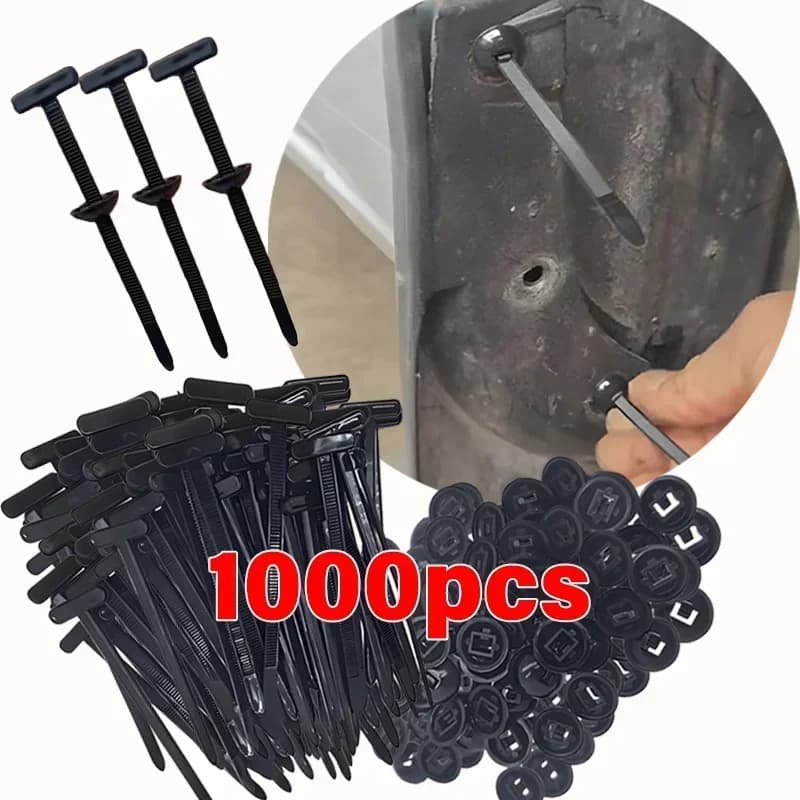 5-1000 pz Fascette stringicavo in nylon con fibbia, Cinghie di fissaggio automatico, Clip per cavi multiuso, Fascette autobloccanti in nylon per impieghi gravosi
