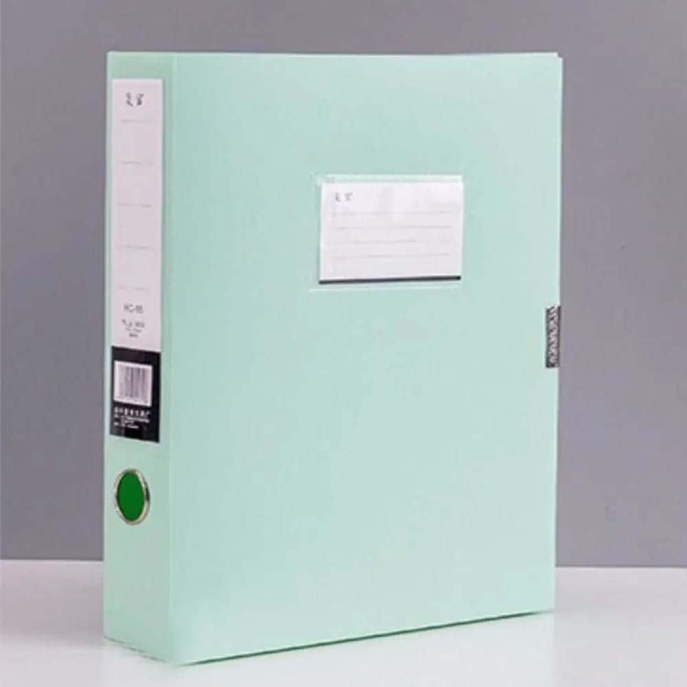 Multifunctional Document Storage Box Large Capacity File Box A4 Information Box Learning Office Storage Box Folder