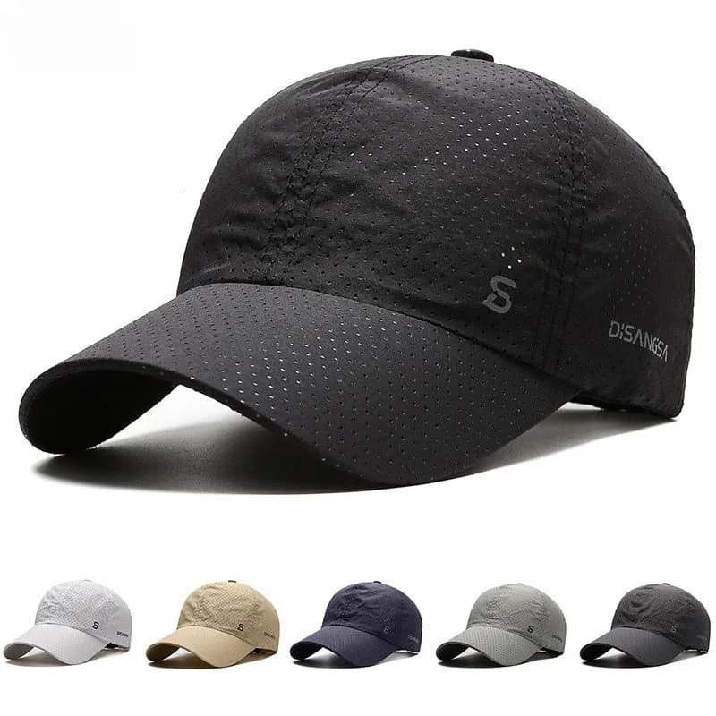 Summer Lightweight Breathable Baseball Cap for Men Women Letter Embroidery Design Adjustable Strap Outdoor Jogging Sun Hat