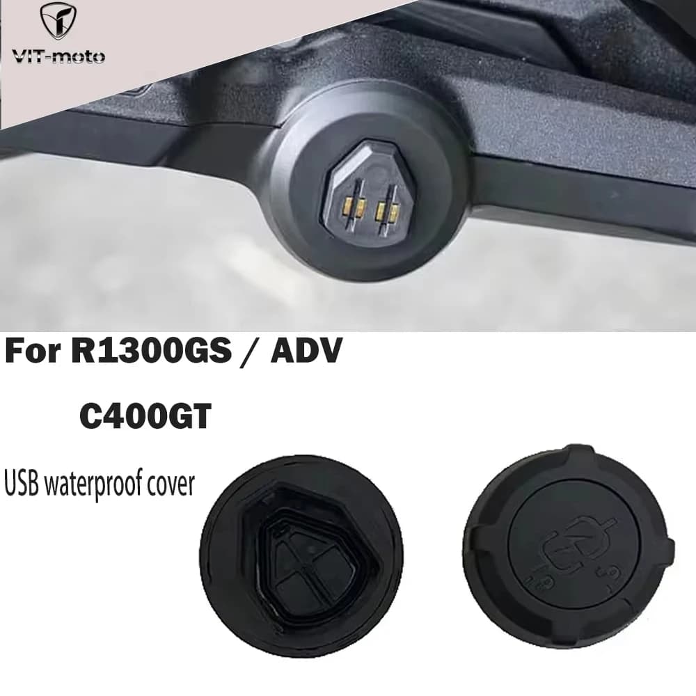 Waterproof Rear Box Saddlebag Cover USB Charging Port For BMW R1300GS R1300GS ADV R 1300GSA 2023-2024-2025 Motorcycle