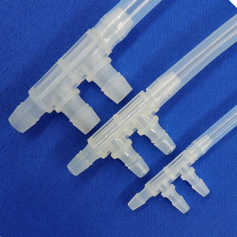 5~100 pcs 2.4~11.1mm Food Grade PP 4 Vie Tubo Splitter Connector Aquarium Fish Tank Water Pipe Air Station