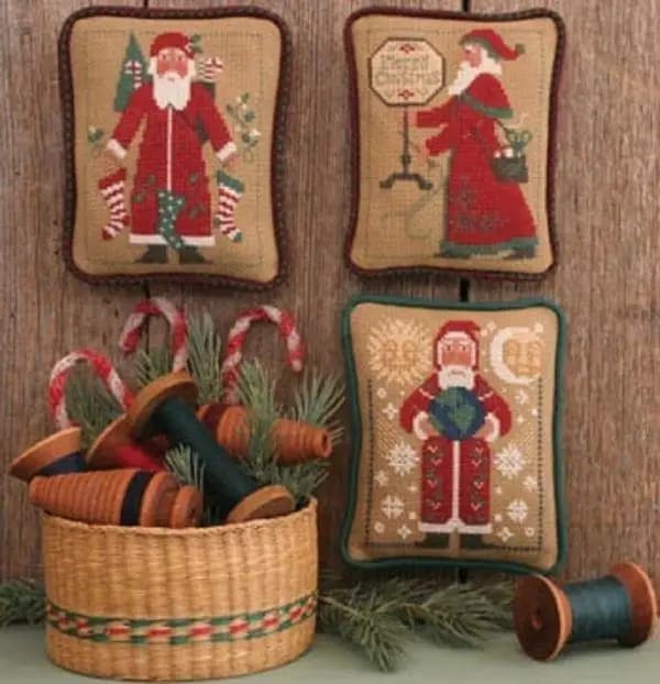 44-24 babbo natale kit punto croce ricamo ricamo set fai da te punto croce tela cucito artigianato