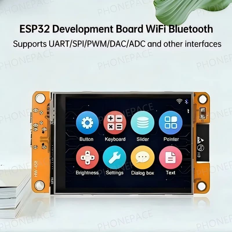 Scheda di sviluppo ESP32 con schermo TFT touch da 2,8 pollici, WiFi e Bluetooth per Arduino DIY con tutorial gratuiti