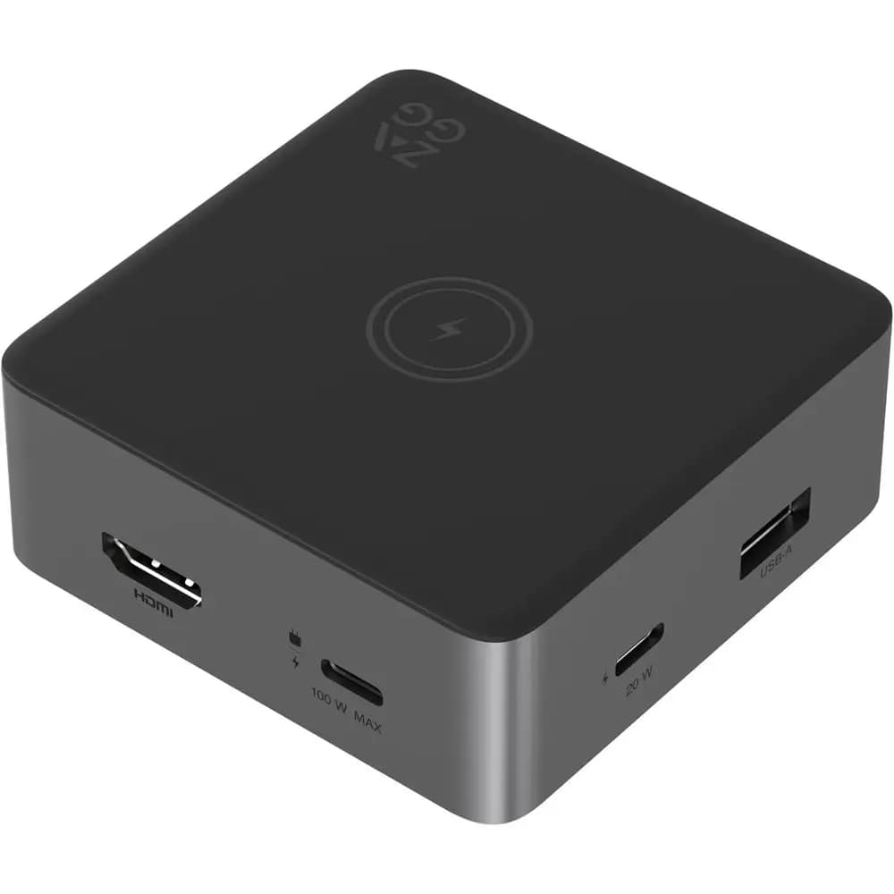 Hub USB-C a 4 porte con PD da 100 W, HDMI 4K, USB 10 Gbps, ricarica rapida, supporto display 4K per Windows, macOS, iPadOS, Chrome OS e