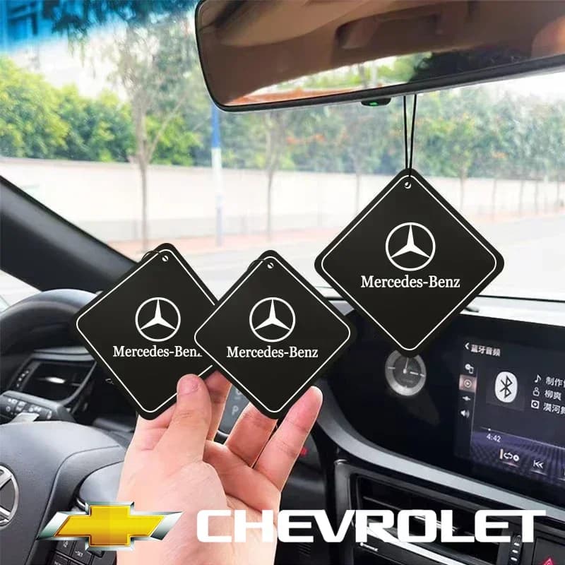 Profumatore per Auto a Forma di Logo, Deodorante per Interni Mercedes Benz Classe A/B/C/E/S W206 W220 W205 W211 W212 W201