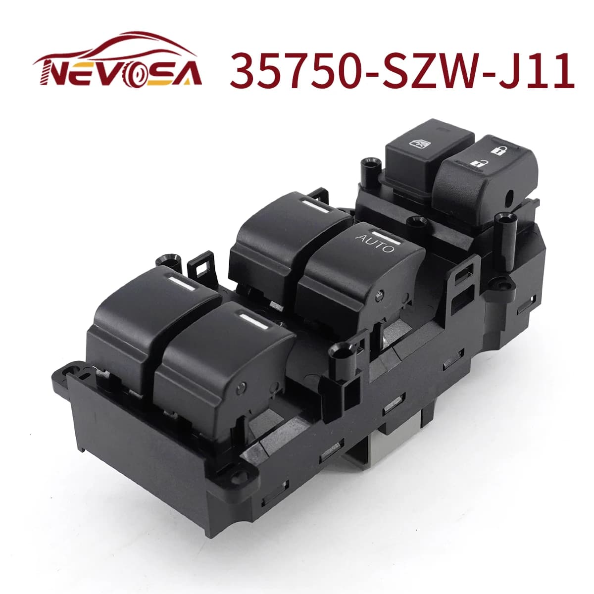 37pin per Honda Accord 2008-2011 muslimexaymuslimt nuovo interruttore principale alzacristallo elettrico lato guida destro RHD