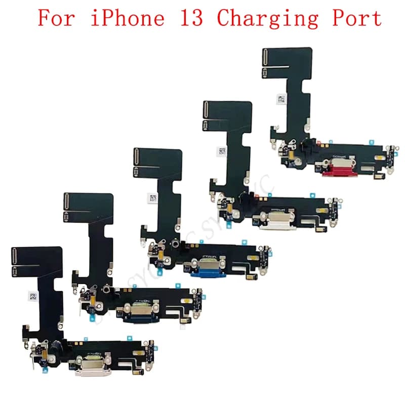 Charging Port Connector Flex Cable For iPhone 13 Mini 13 Pro Max USB Charging with Microphone Repair Parts