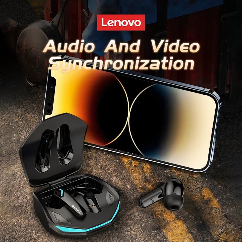 Scelta Lenovo GM2 Pro Auricolare wireless Bluetooth V5.3 Cuffie da gioco dual mode Chiamata vocale HD Cuffie a bassa latenza