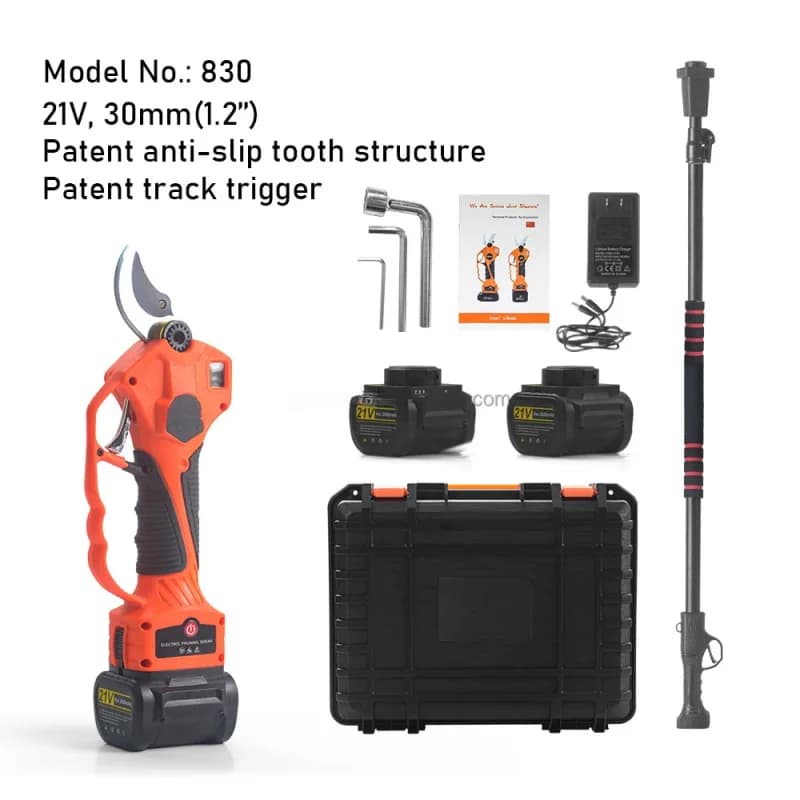 40MM Wireless Electric Scissors, Lithium Battery Professional Power Supply, Gardening and Power Tools