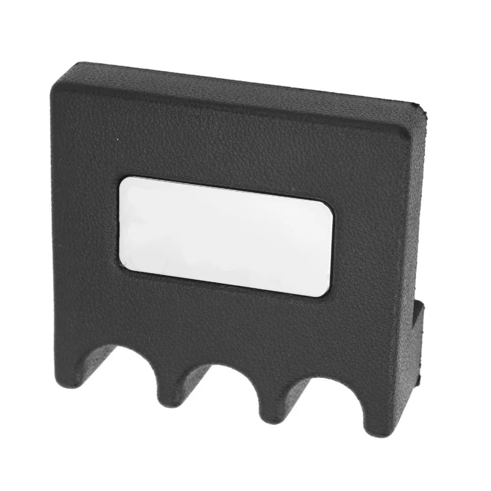 Non-Slip Surface Pool Cue Holder Three Slot Cutouts Rounded Edges Cue Rest Compact Block Shape Billiard Accessory Billiard Club
