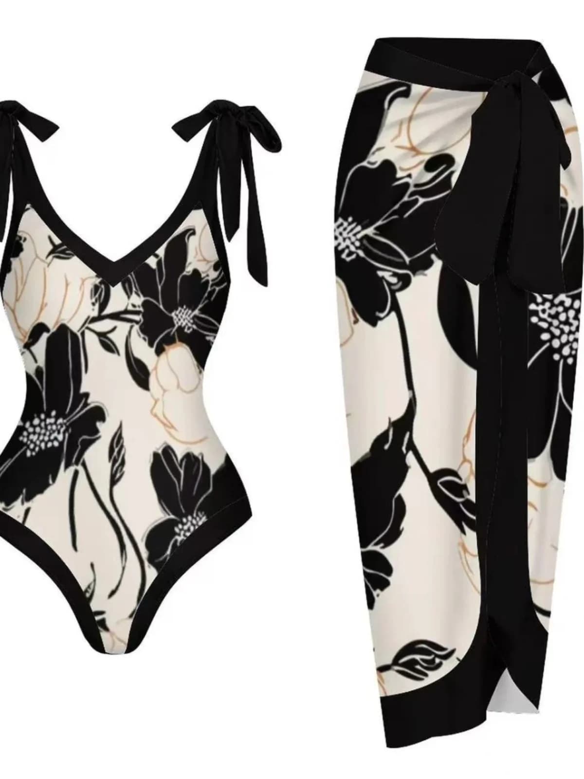 Costume da bagno intero sexy e snellente con scollo a V da donna, lusso leggero, copri pancia, con design a spalline, casual, per la spiaggia